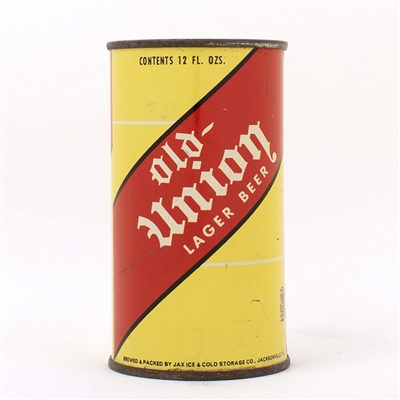 Old Union Lager Beer Flat Top Can
