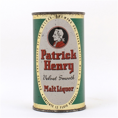 Patrick Henry Velvet Smooth Malt Liquor Can