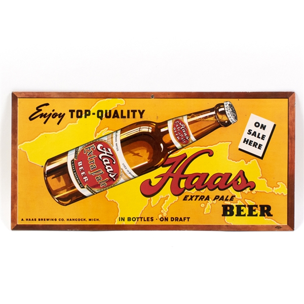 Haas Extra Pale Beer Bottle Sign
