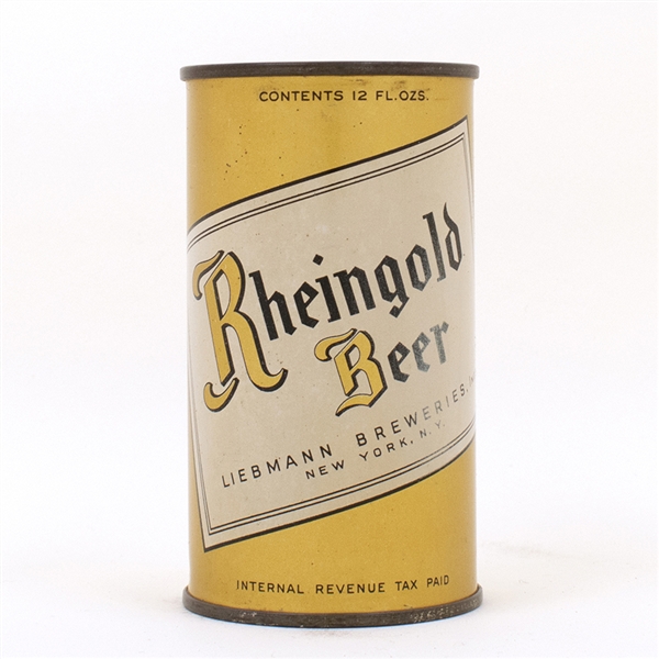 Rheingold Beer Flat Top Can 