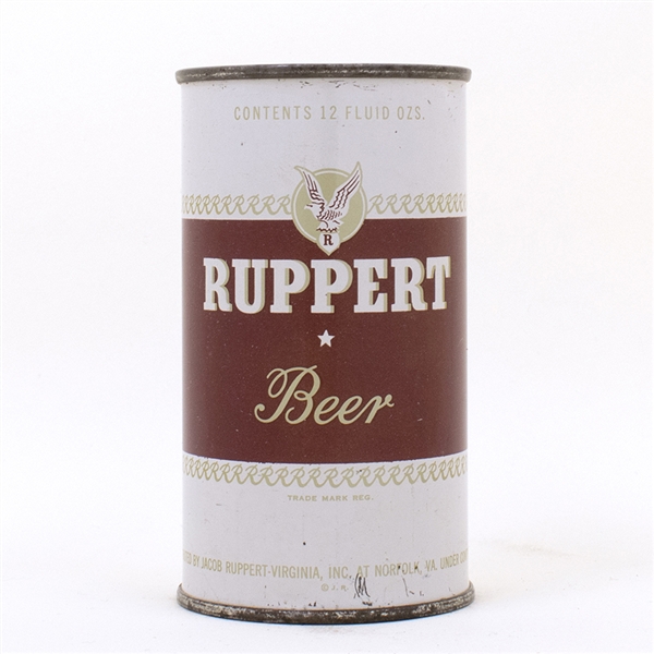 Ruppert BEER Flat Top Can NORFOLK VA