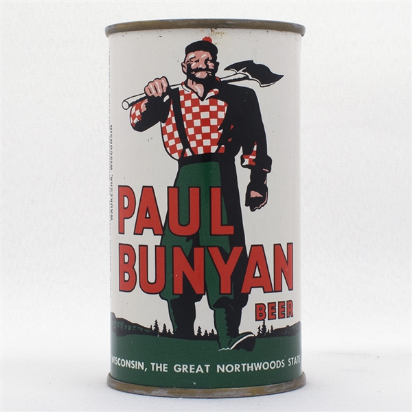 Paul Bunyan Beer Flat Top Can  112-25