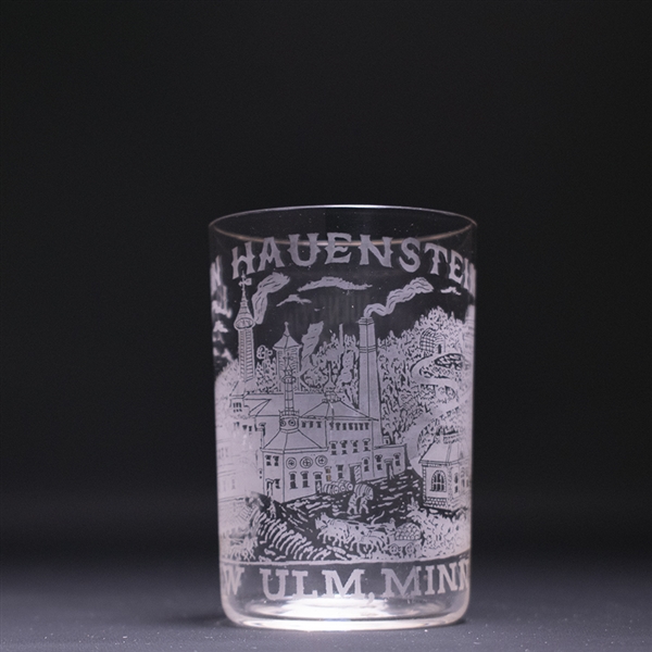 Hauenstein Factory Scene Pre-Prohibition Etched Glass 