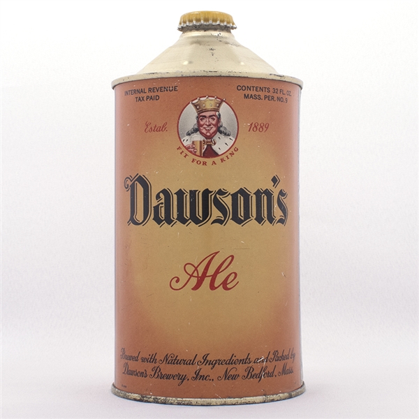 Dawsons Ale Quart Cone Top Can  206-13