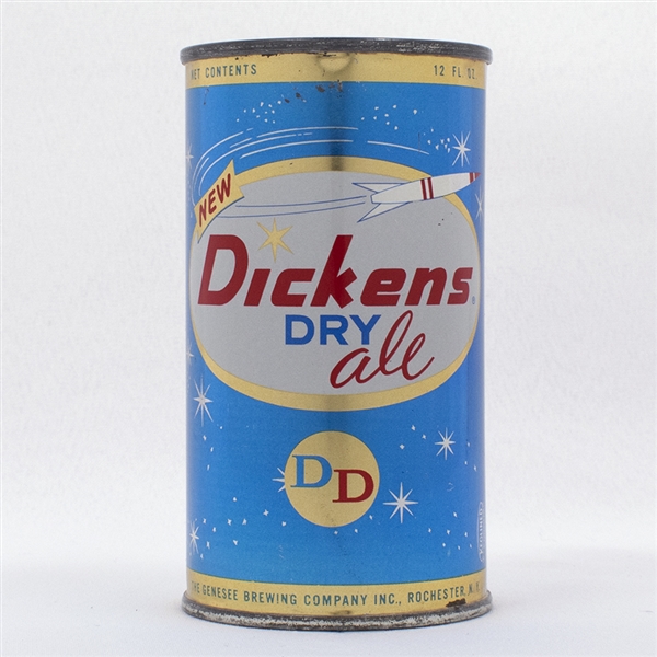 Dickens Dry Ale Flat Top Beer Can  53-34