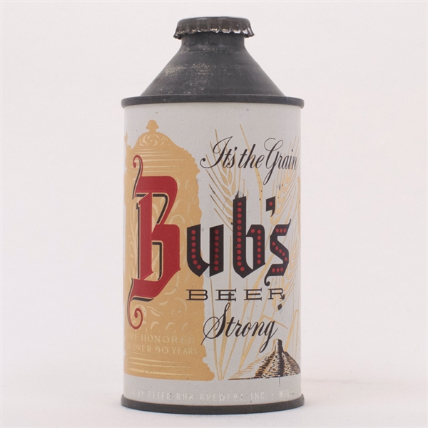 Bubs Grain STRONG Beer Cone Can 155-3