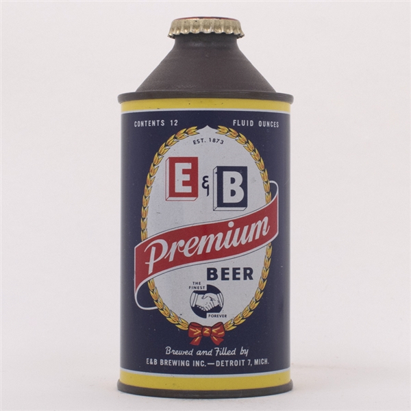 E&B Premium Beer Cone Top Can 160-19