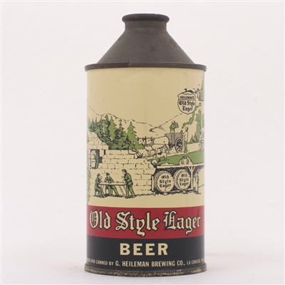 Old Style Lager Beer Cone Top 177-17