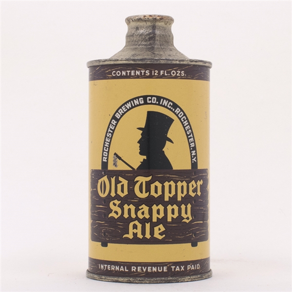 Old Topper Snappy Ale Cone 178-6 WHITE