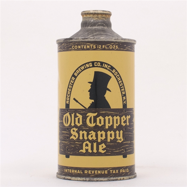 Old Topper Snappy Ale Cone 178-7 YELLOW
