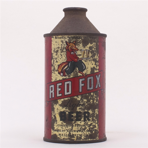 Red Fox Light Beer Cone Top Can 180-29
