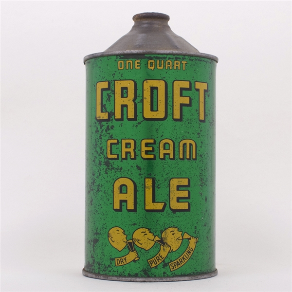Croft Cream Ale Quart Cone Top 206-4