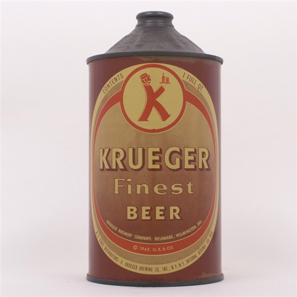 Krueger Finest Beer Quart Cone 214-1