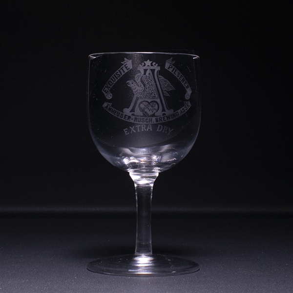 Anheuser Busch Exquisite Pilsener Pre-Prohibition Stem Glass