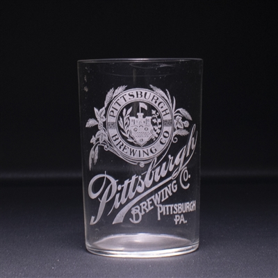 Pittsburgh Brewing Pre-Prohibition Etched Glass