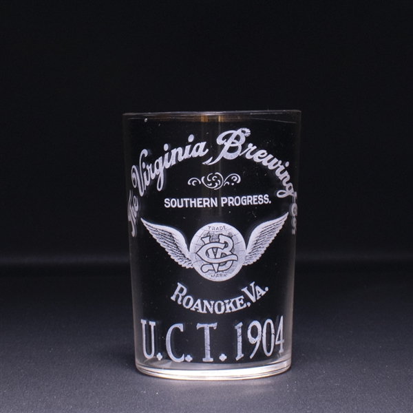 Virginia Brewing UCT 1904 Pre-Prohibition Etched Glass