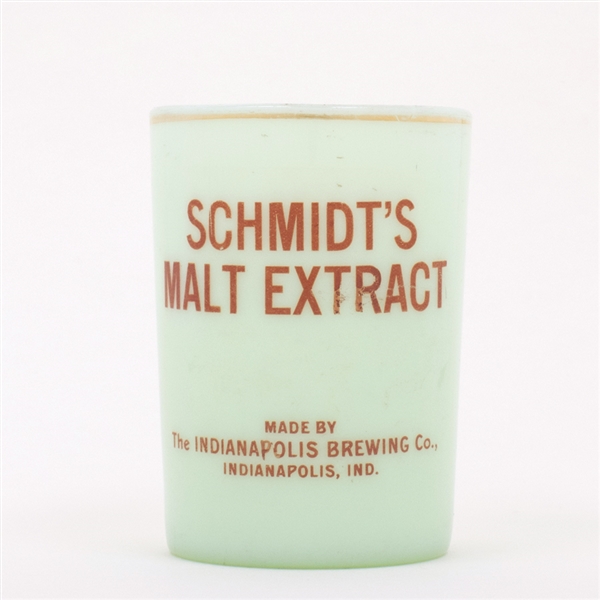 Schmidts Malt Extract Jade Glass Drinking Cup