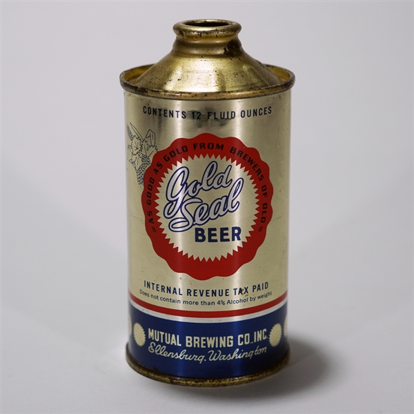 Gold Seal Cone Top Beer Can 166-4