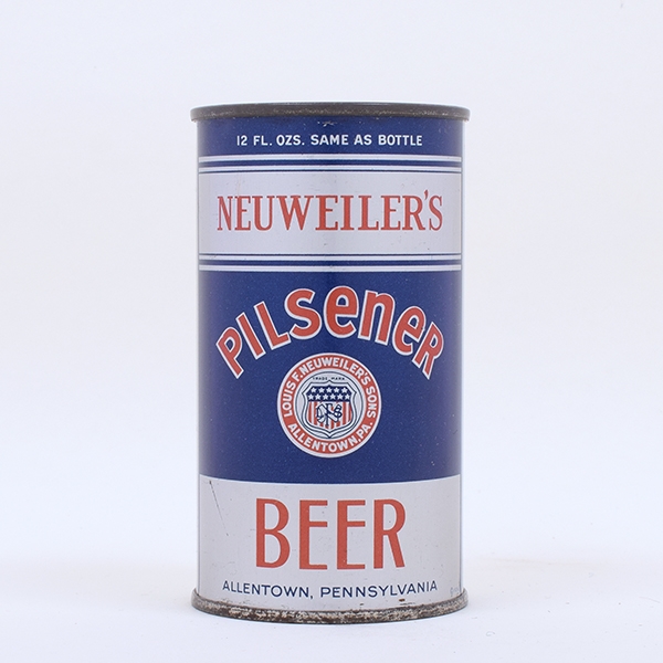 Neuweilers Pilsener Beer OI Flat Top 102-37