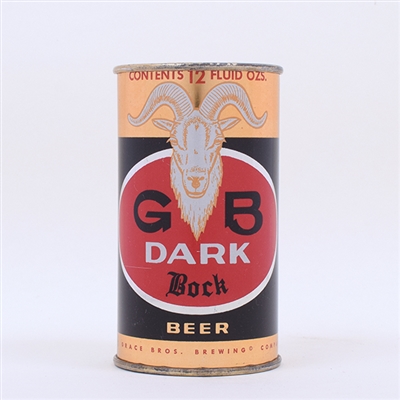 GB Dark Bock Beer Flat Top 68-10