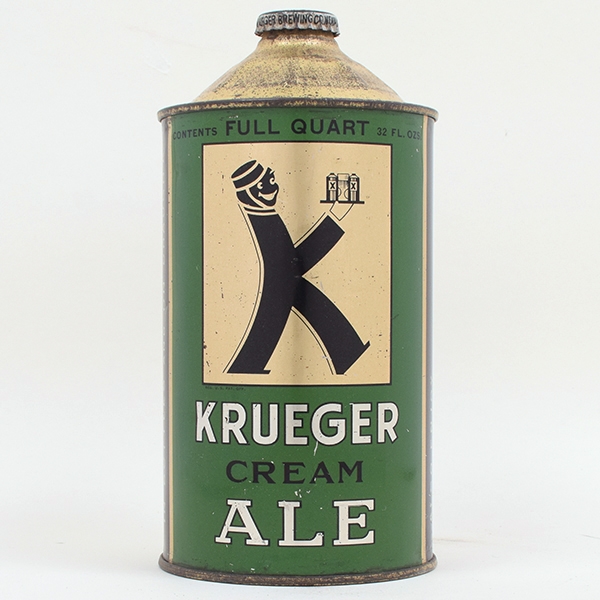 Krueger Ale Quart Cone Top 213-10