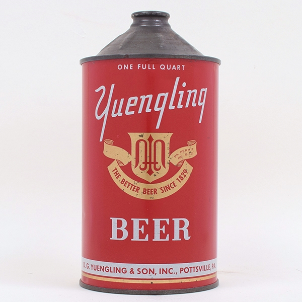 Yuengling Beer Quart Cone Top 221-5