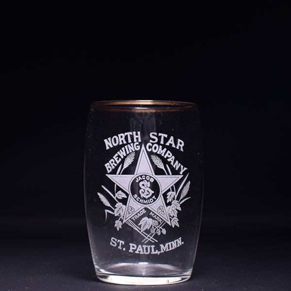 North Star Brewing Pre-Pro Etched Glass