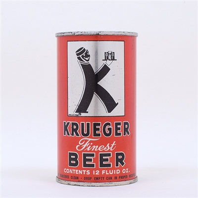 Krueger Beer K-man Flat Top 90-11