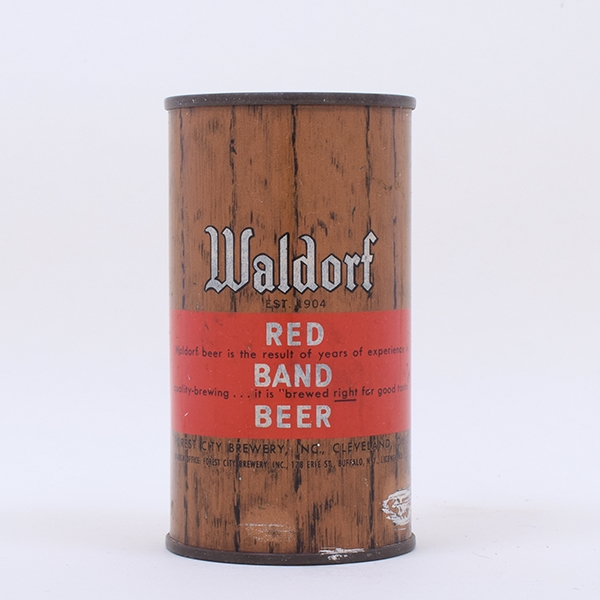Waldorf Red Band Beer Flat Top 144-9