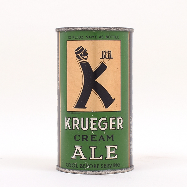 Krueger Cream Ale OI Med Opener Flat Top 89-27 