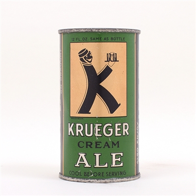 Krueger Cream Ale OI Med Opener Flat Top 89-27 