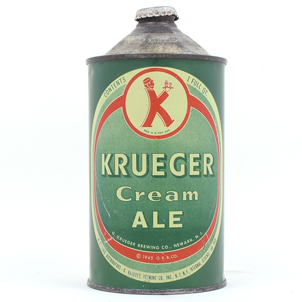 Krueger Cream Ale Quart Cone 213-13
