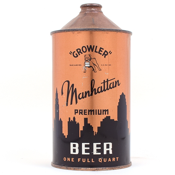 Manhattan Beer Growler Quart Cone 214-15