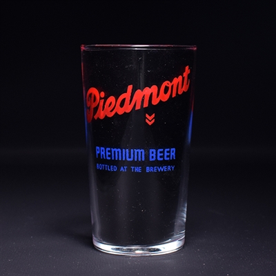 Piedmont Beer 4.5-inch 1940s Enameled Glass
