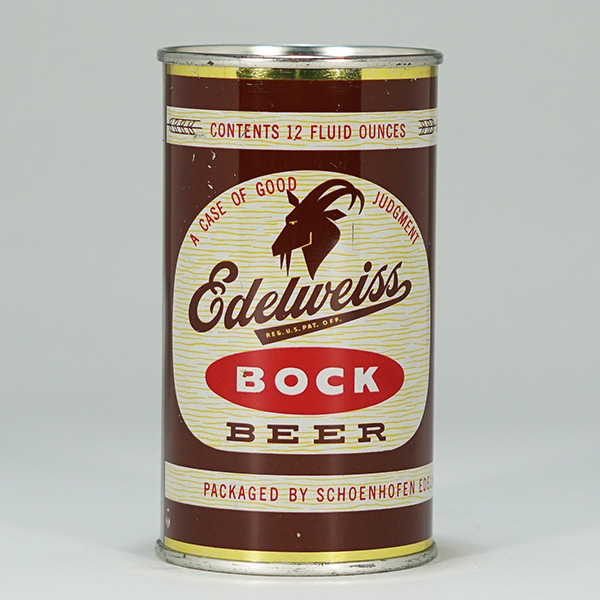 Edelweiss Bock Beer Flat Top Can 59-8