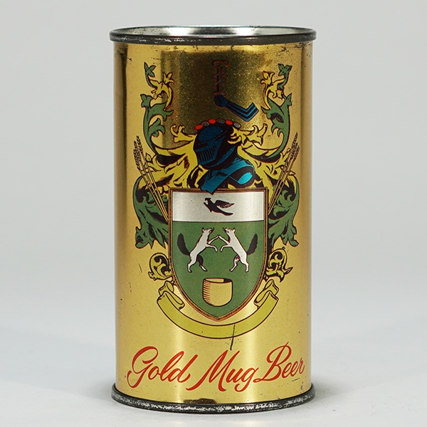 Gold Mug Beer Flat Top Can 72-16