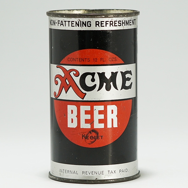 Acme Beer Keglet OI 11 Flat Top Can