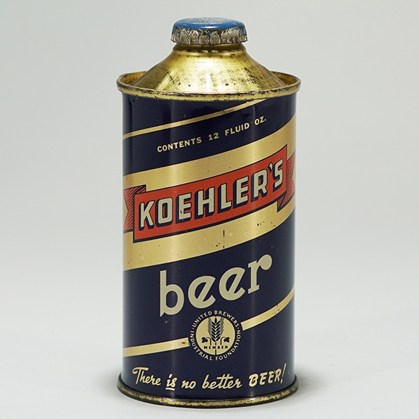 Koehlers Beer LP Cone Top 171-24