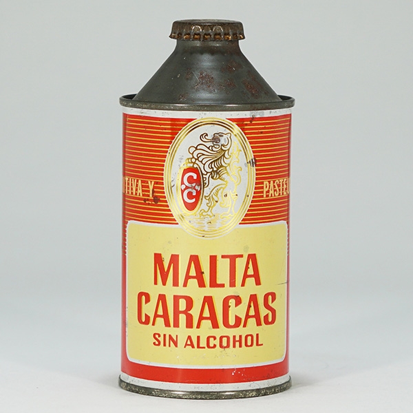 Malta Caracas Cone Top Beer Can