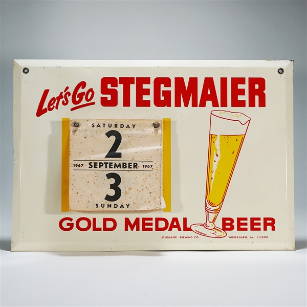 Stegmaier Gold Medal Beer Calendar TOC