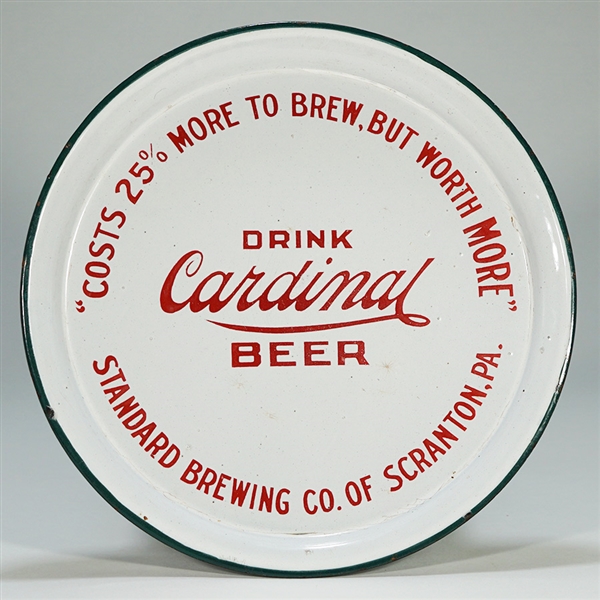 Cardinal Porcelain Beer Tray Standard Brewing