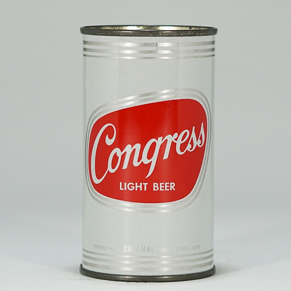 Congress Light Beer Flat Top Can 51-4