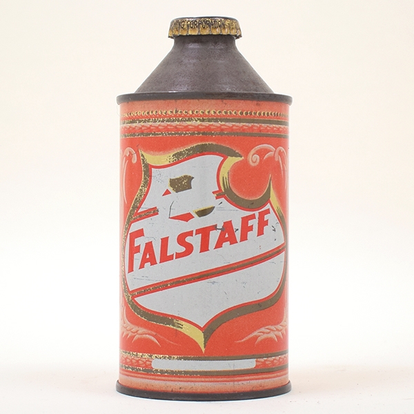 Falstaff Unfinished Cone Top Beer Can