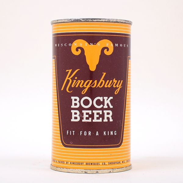 Kingsbury Bock Flat Top Beer Can 88-13