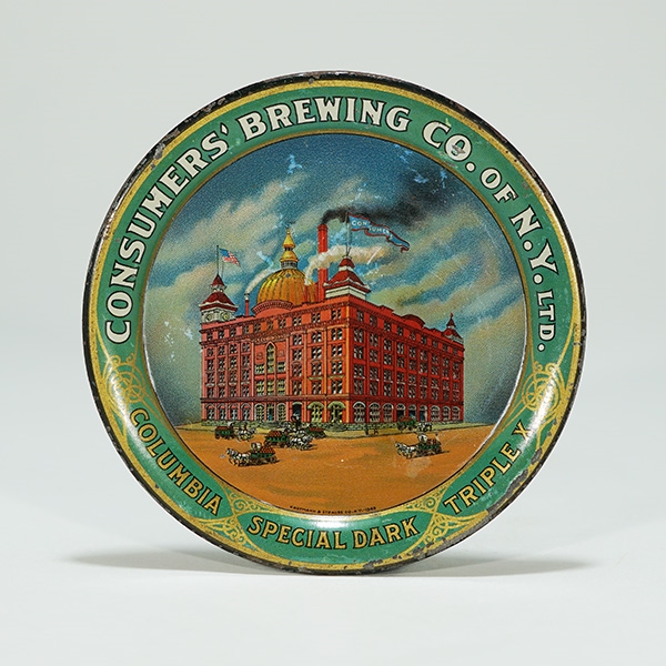 Consumers Brewing Factory Scene Tip Tray