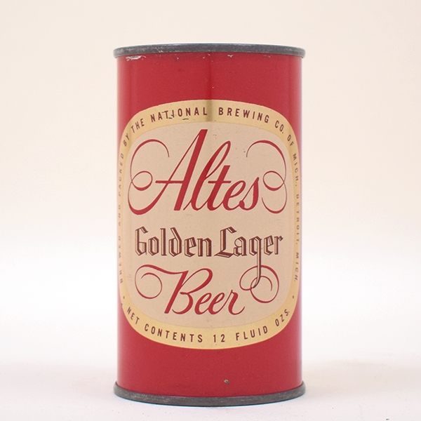 Altes Golden Lager Flat Top Beer Can 31-4