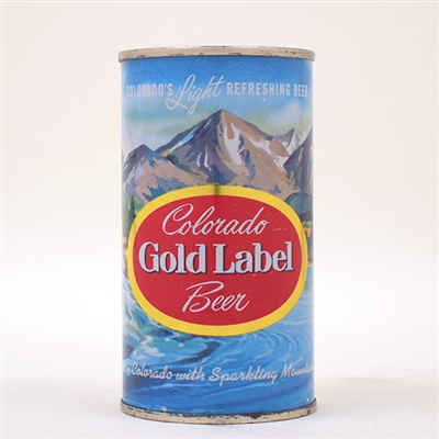 Gold Label Colorado Beer Flat Top 72-6