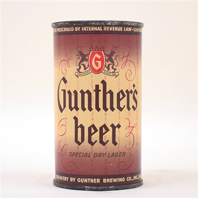 Gunthers Beer Flat Top Can 78-20