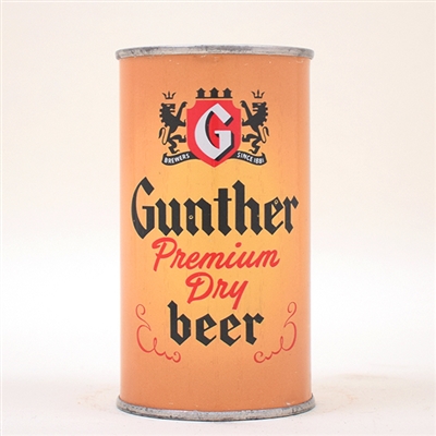 Gunther Beer Flat Top Can 78-26