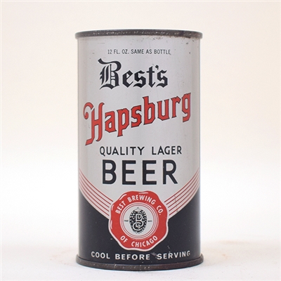 Hapsburg Quality Lager Beer OI Flat Top 80-17